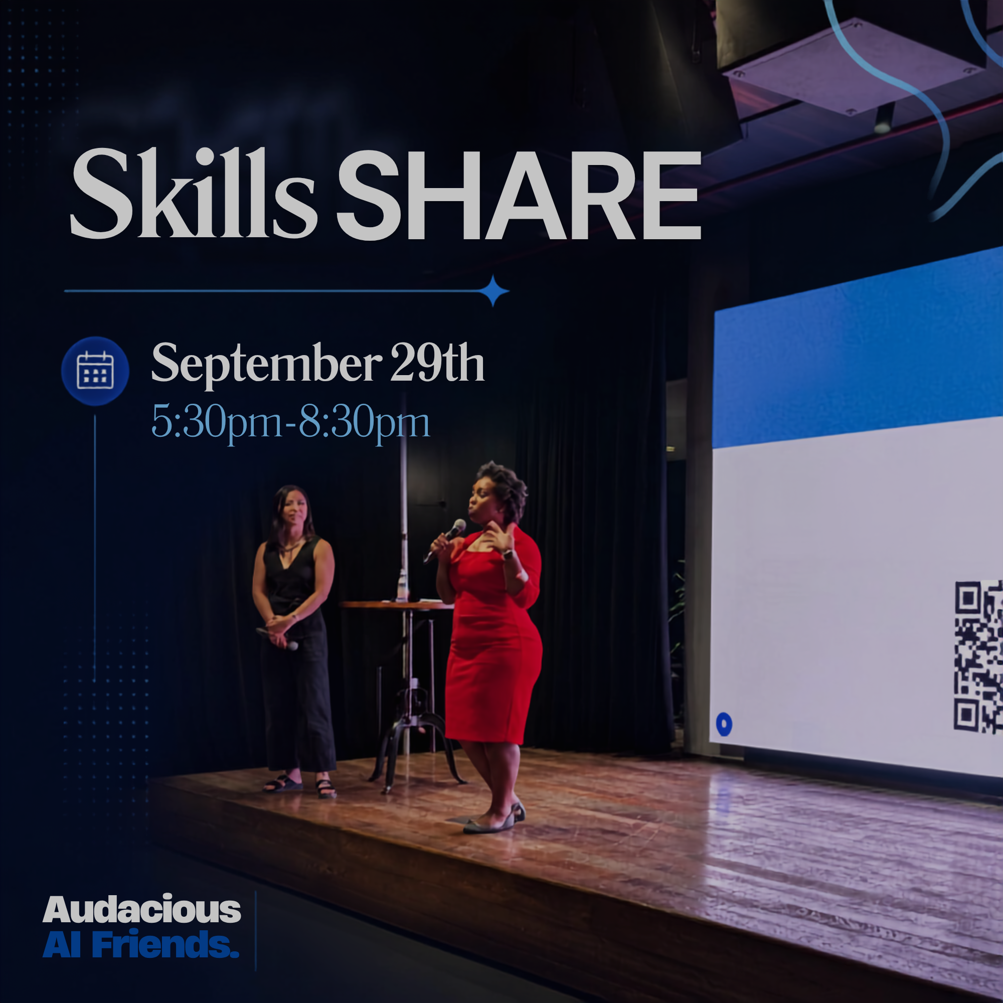 Cover art for AudaciousAF AI Skills Share @ Pinterest NY
