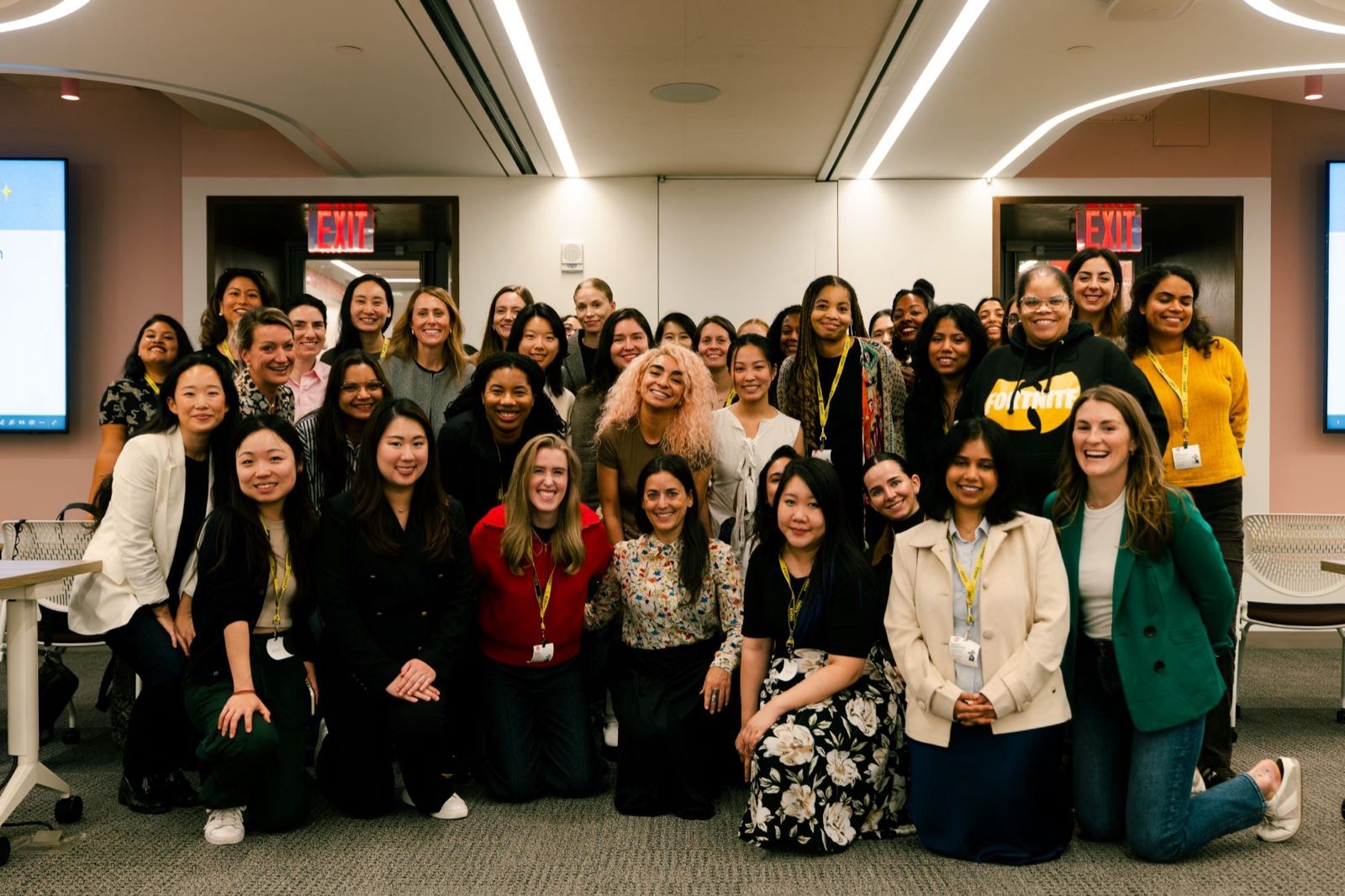 The whole group at the AI Skills Share at Pinterest NY