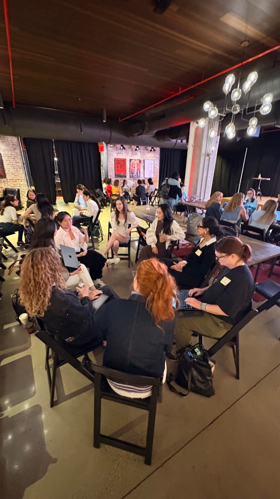 Audacious AF members in a small-group breakout