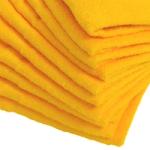 多色カラーフェイスタオル - ゴールド