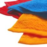 おしぼりの濃色3カラーを並べて拡大