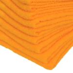 多色カラーフェイスタオル - オレンジ