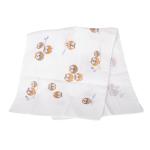 ガーゼ手ぬぐい - フクロウ ブラウン