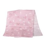 ガーゼ手ぬぐい - 和ウサギ ピンク