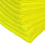 多色カラーフェイスタオル - 黄色