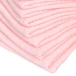 多色カラーフェイスタオル - パステルピンク