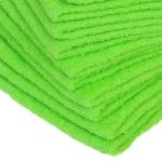 多色カラーフェイスタオル - 若草色