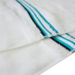 ボーダータオル (平地付) - 水色