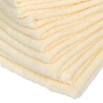 多色カラーフェイスタオル - アイボリー