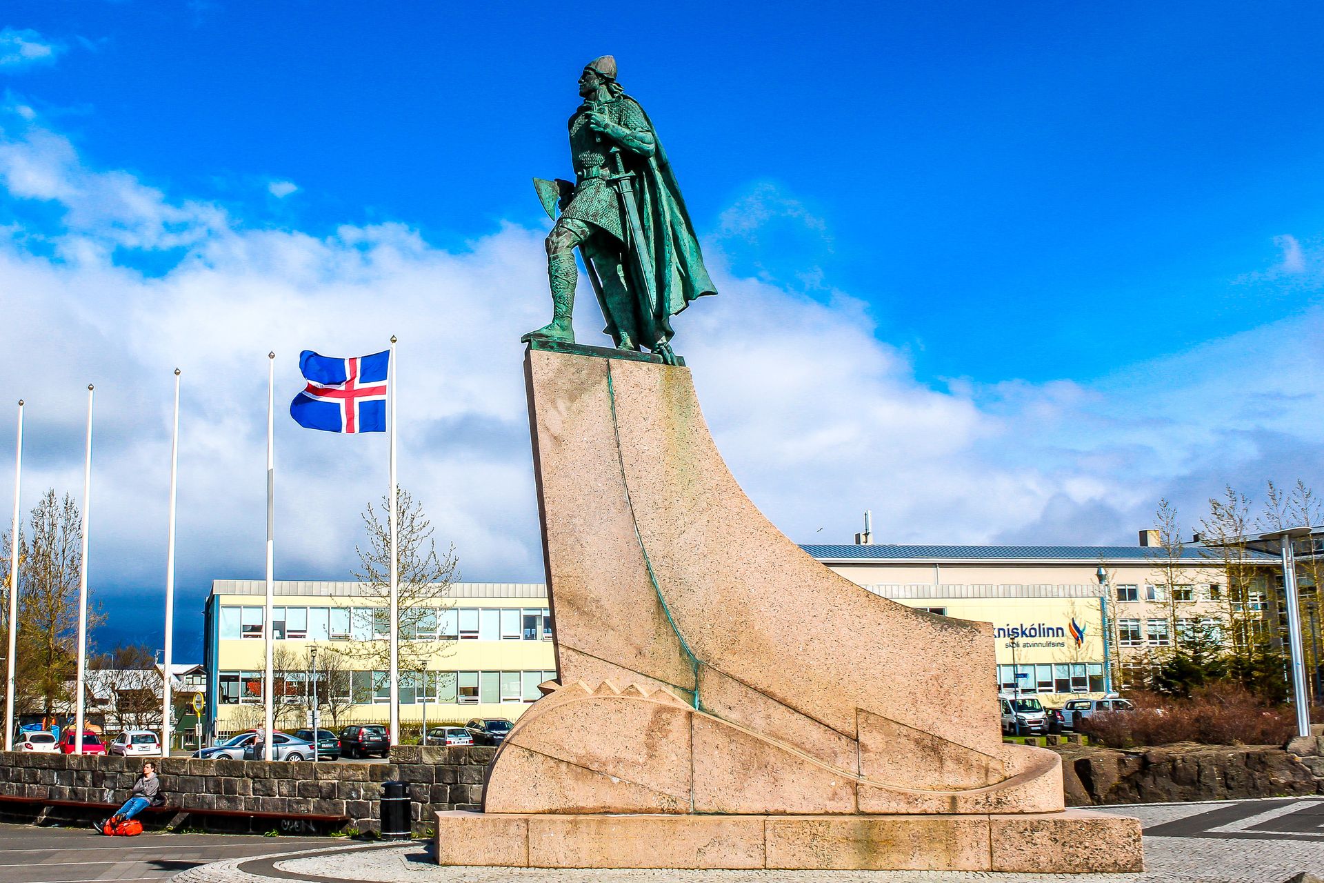 Statue of explorer Leif Erikson, Iceland