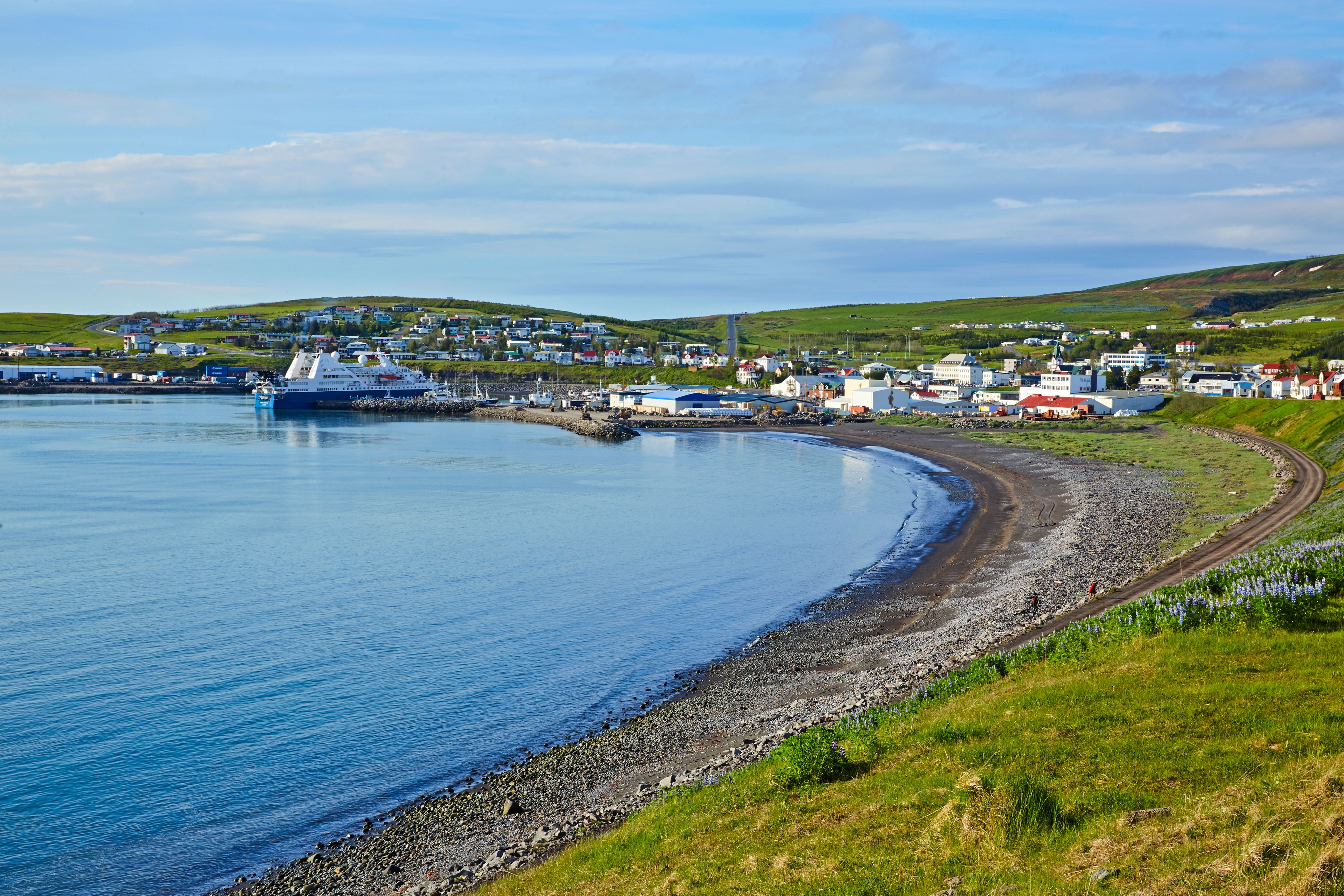 Husavik's harbor