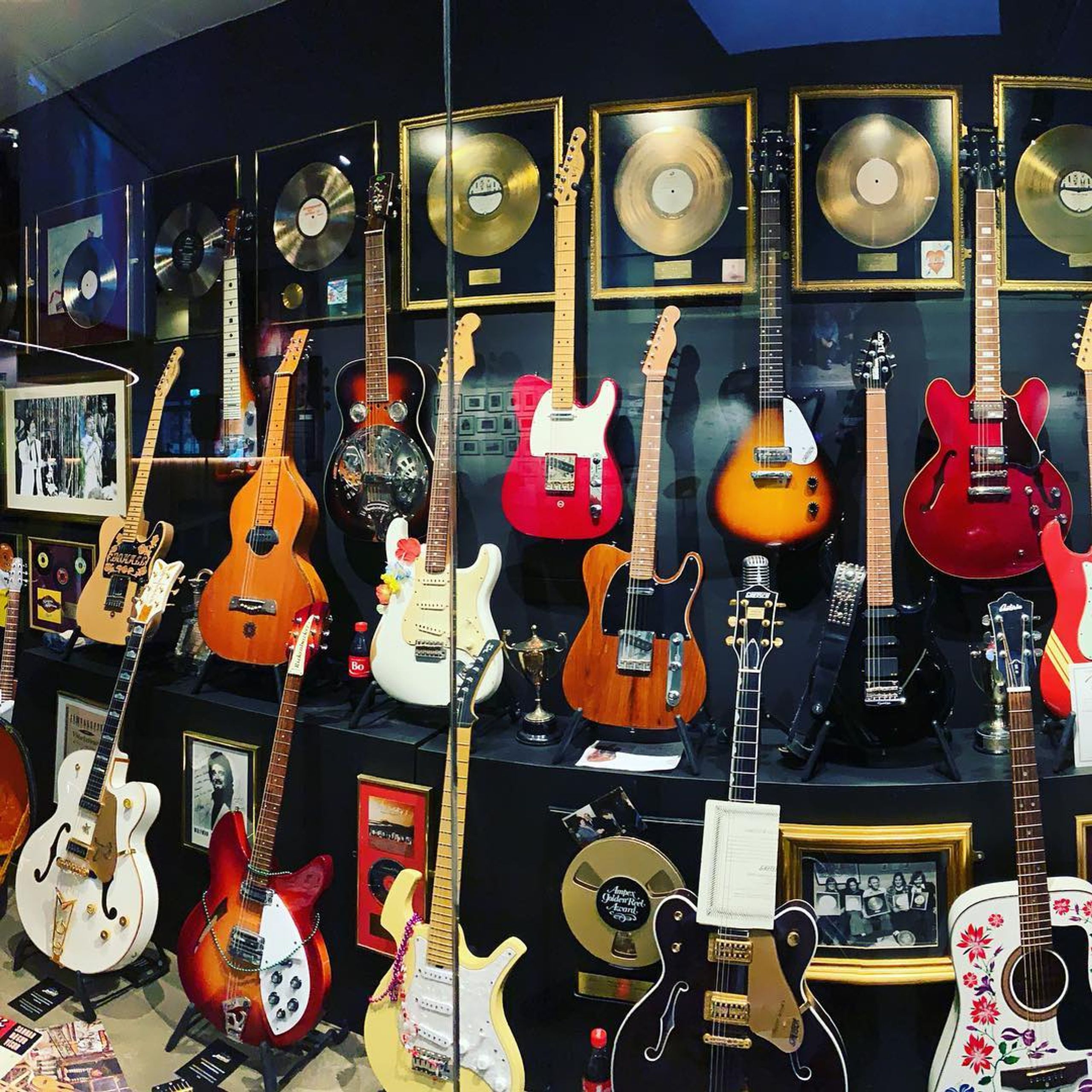 Collection of electric guitars, Icelandic Museum of Rock 'n' Roll