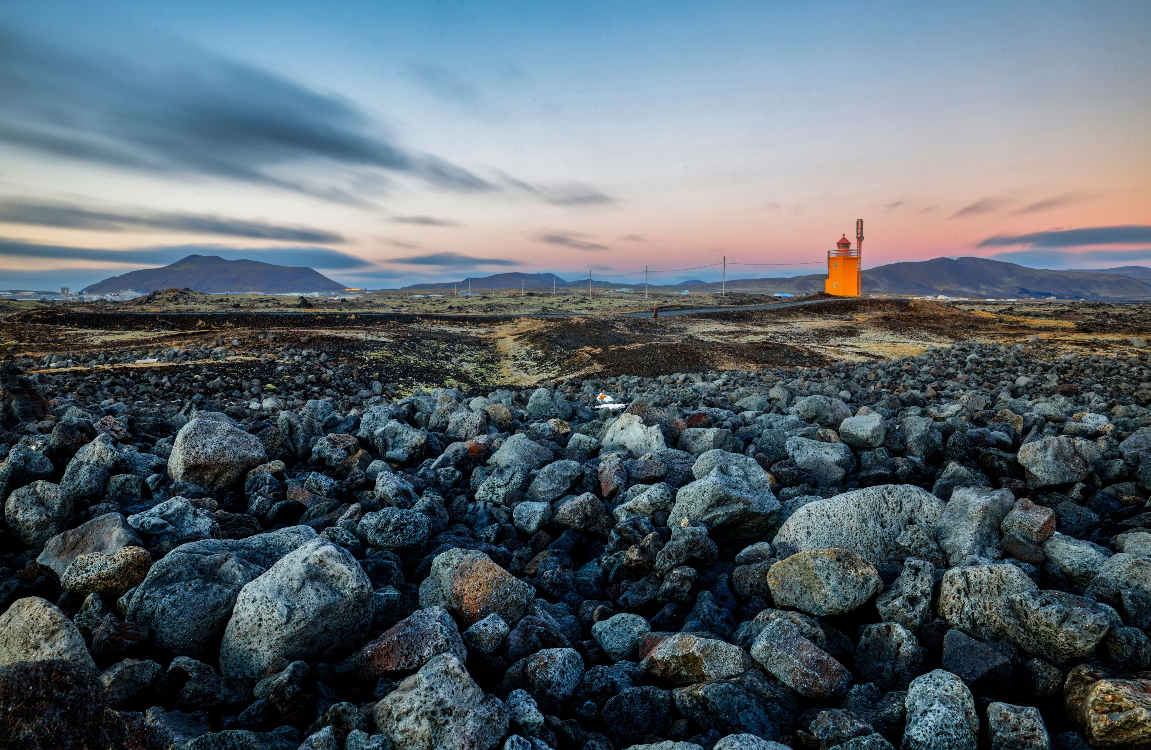 Faro de Hopsnes en la peninsula de Reykjanes