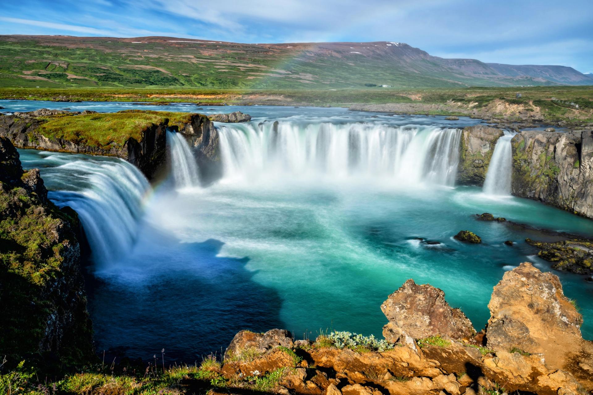 Godafoss waterfall Iceland 