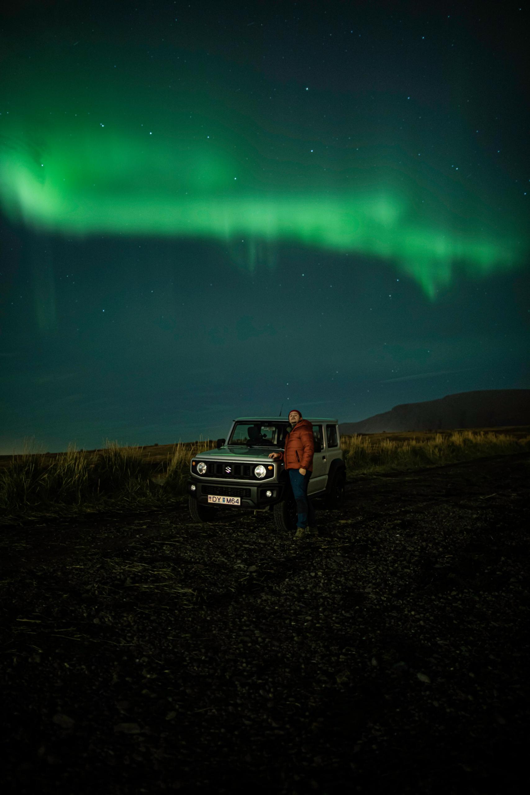 Northern light Iceland 