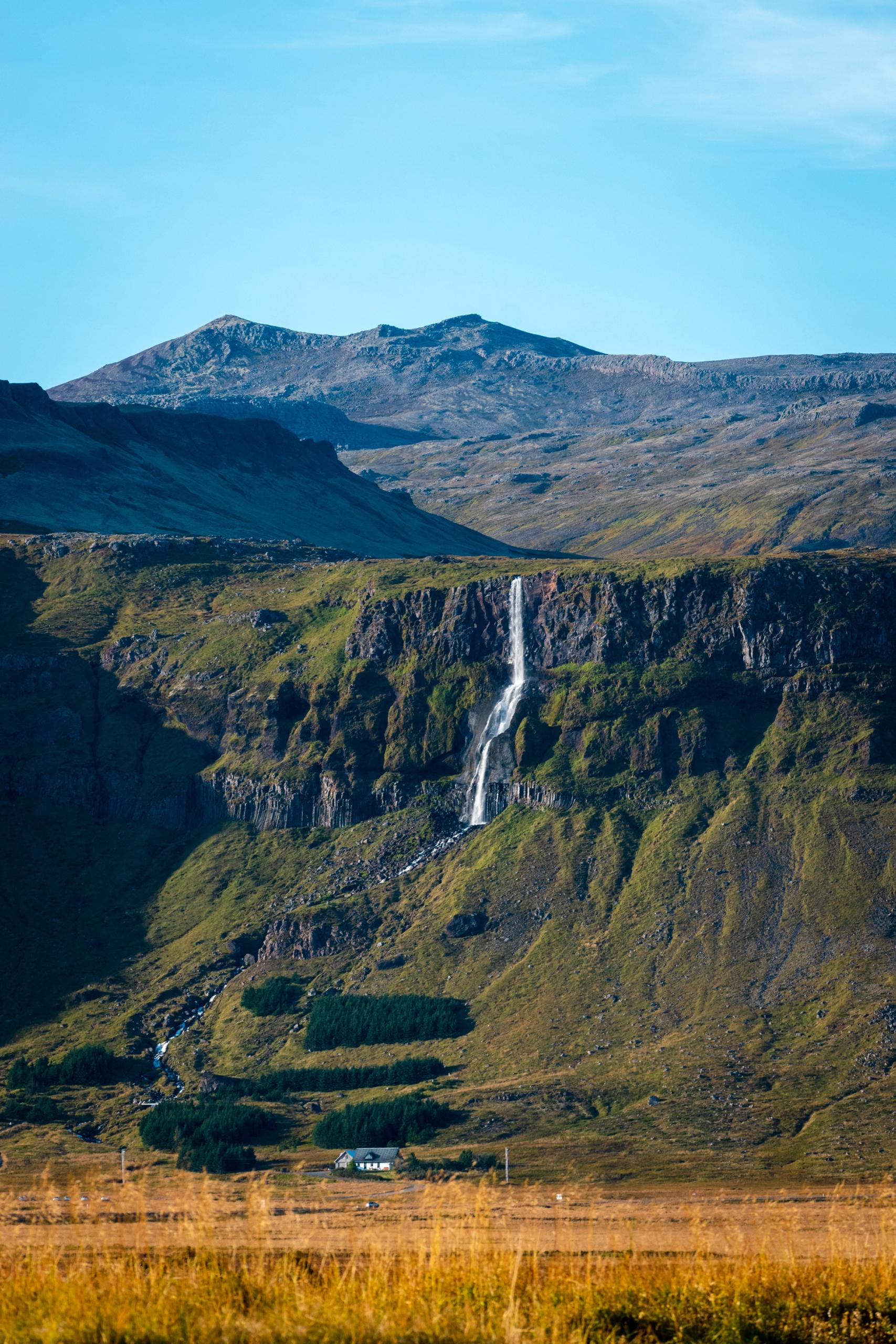 Bjarnarfoss from afar