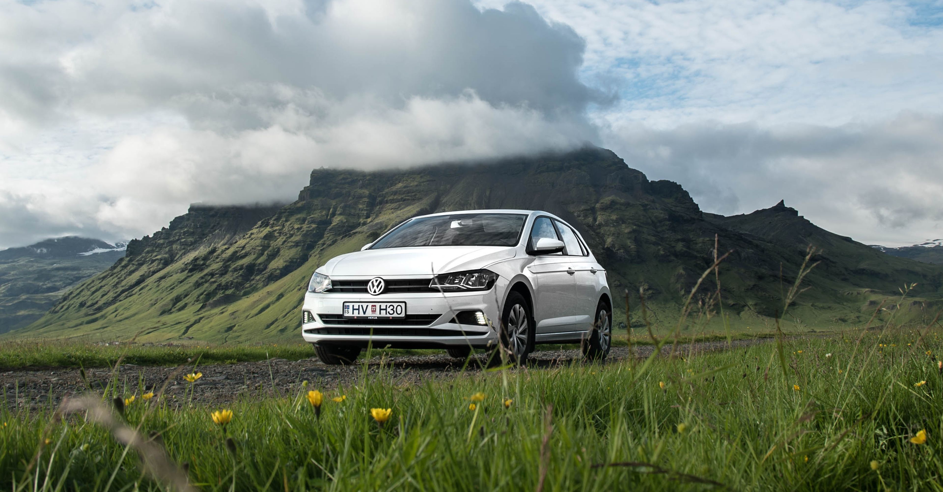 Journey through the beauty of Iceland with our reliable and stylish Volkswagen Polo rental car.