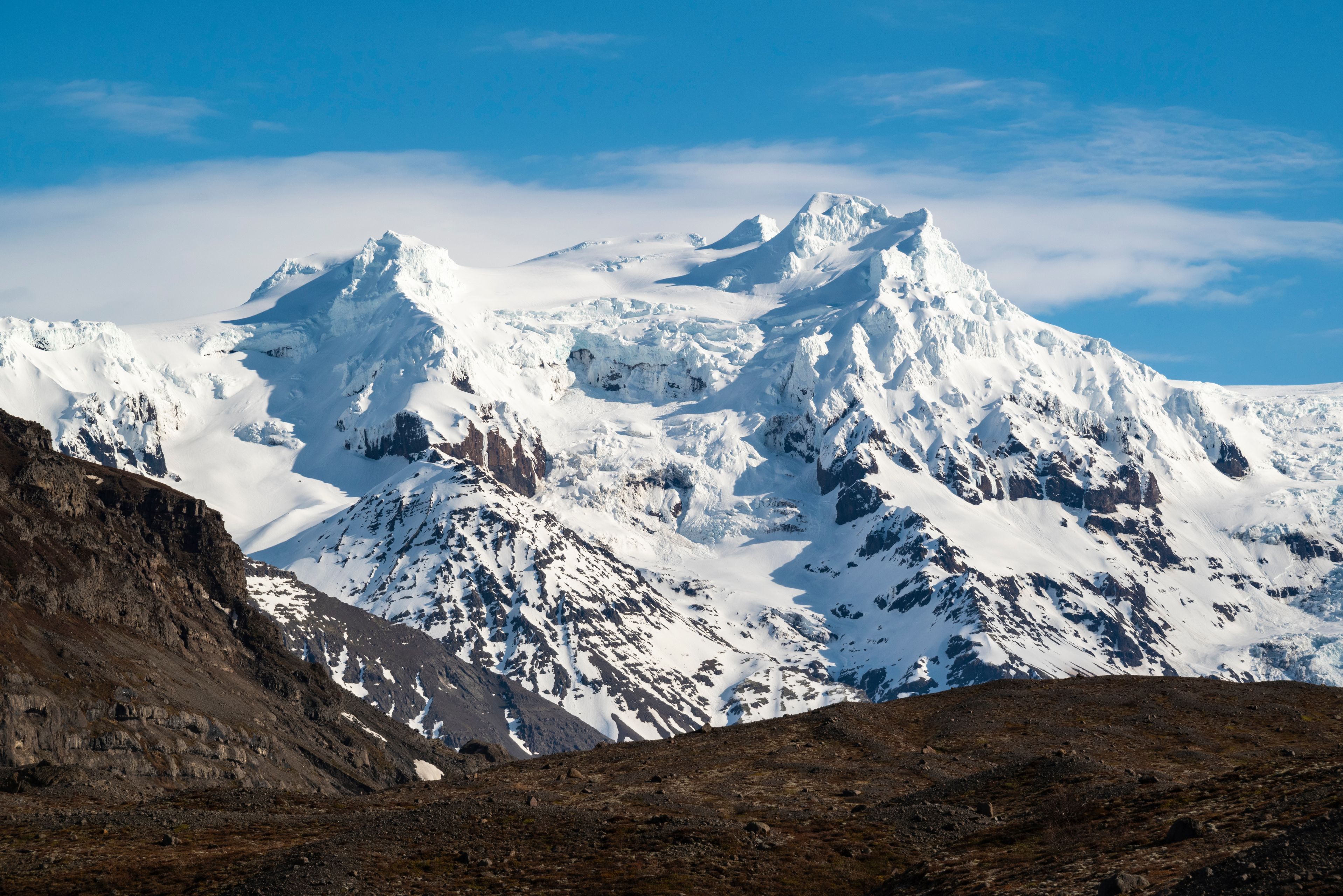 Pico de Hvannadalshnúkur, parte del volcán Öræfajökull