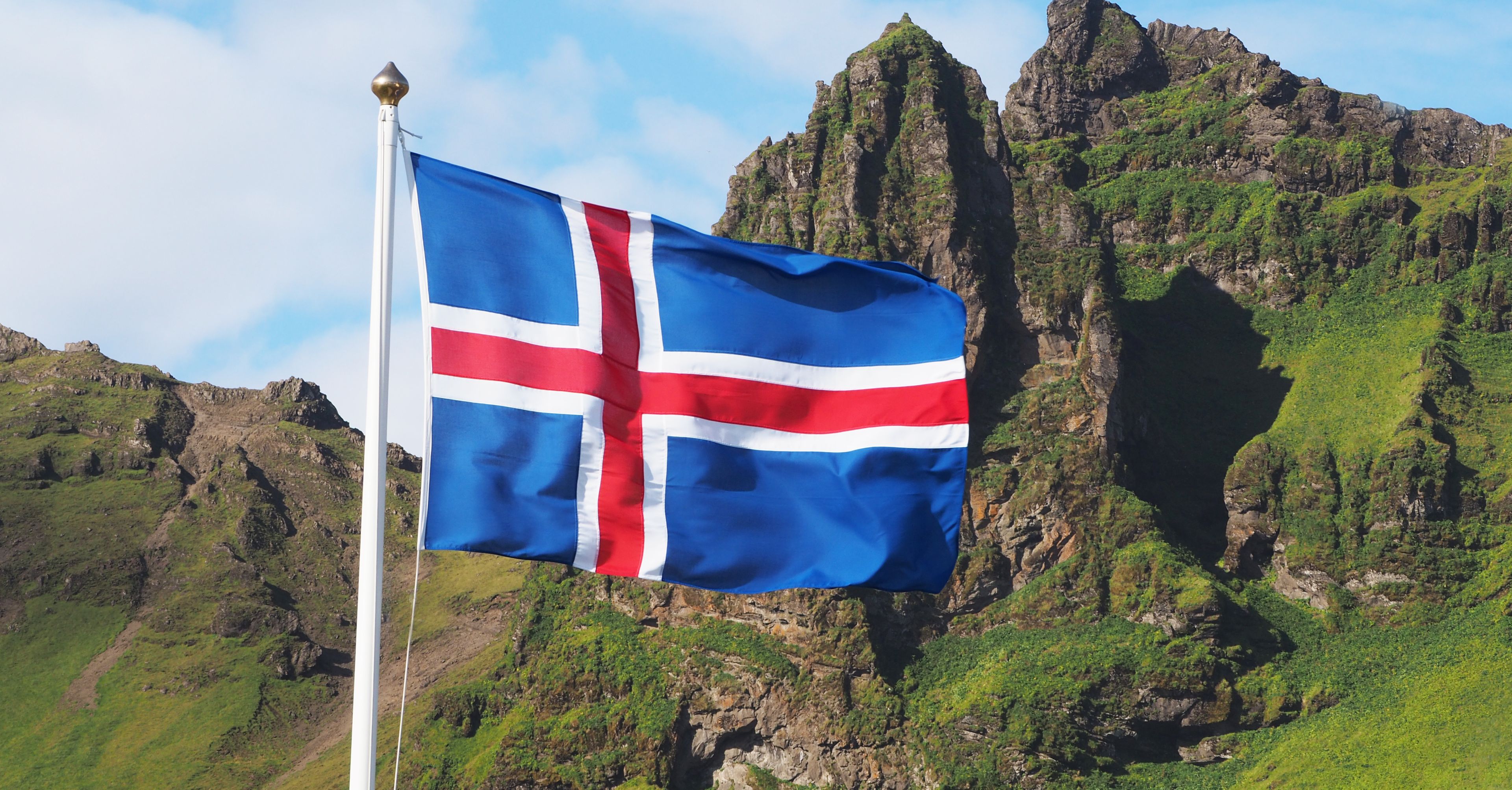 Flag and a question, what language do they speak in iceland?