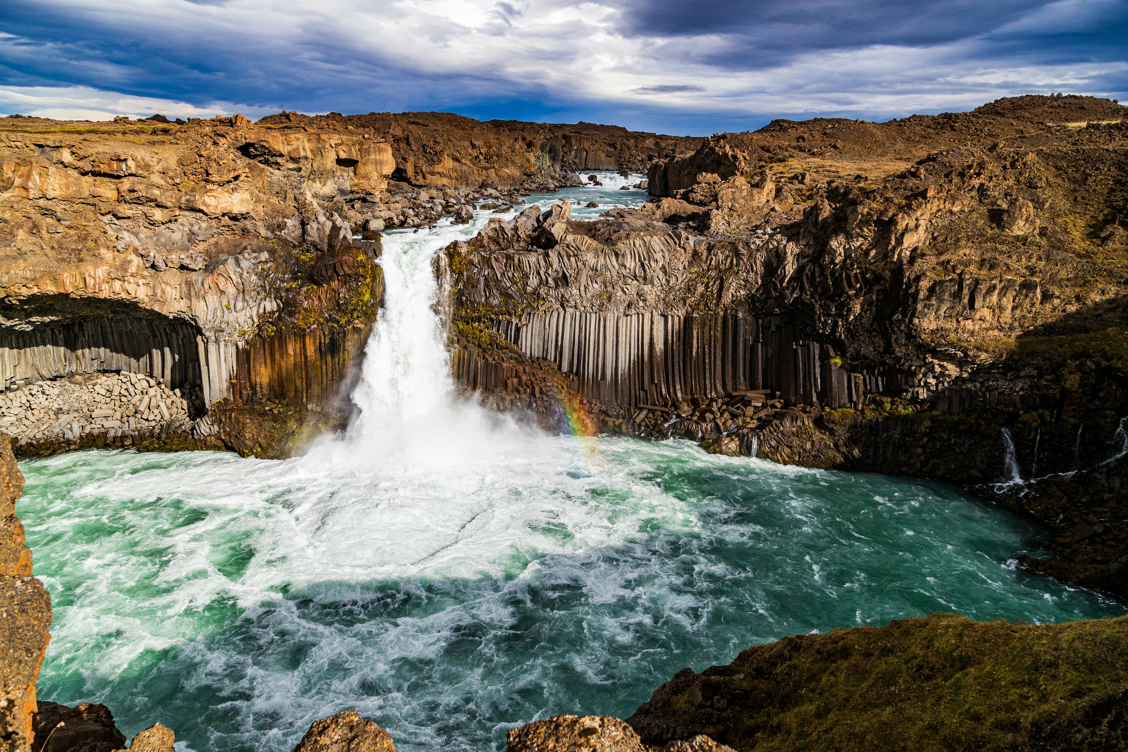 Aldeyjarfoss Waterfall