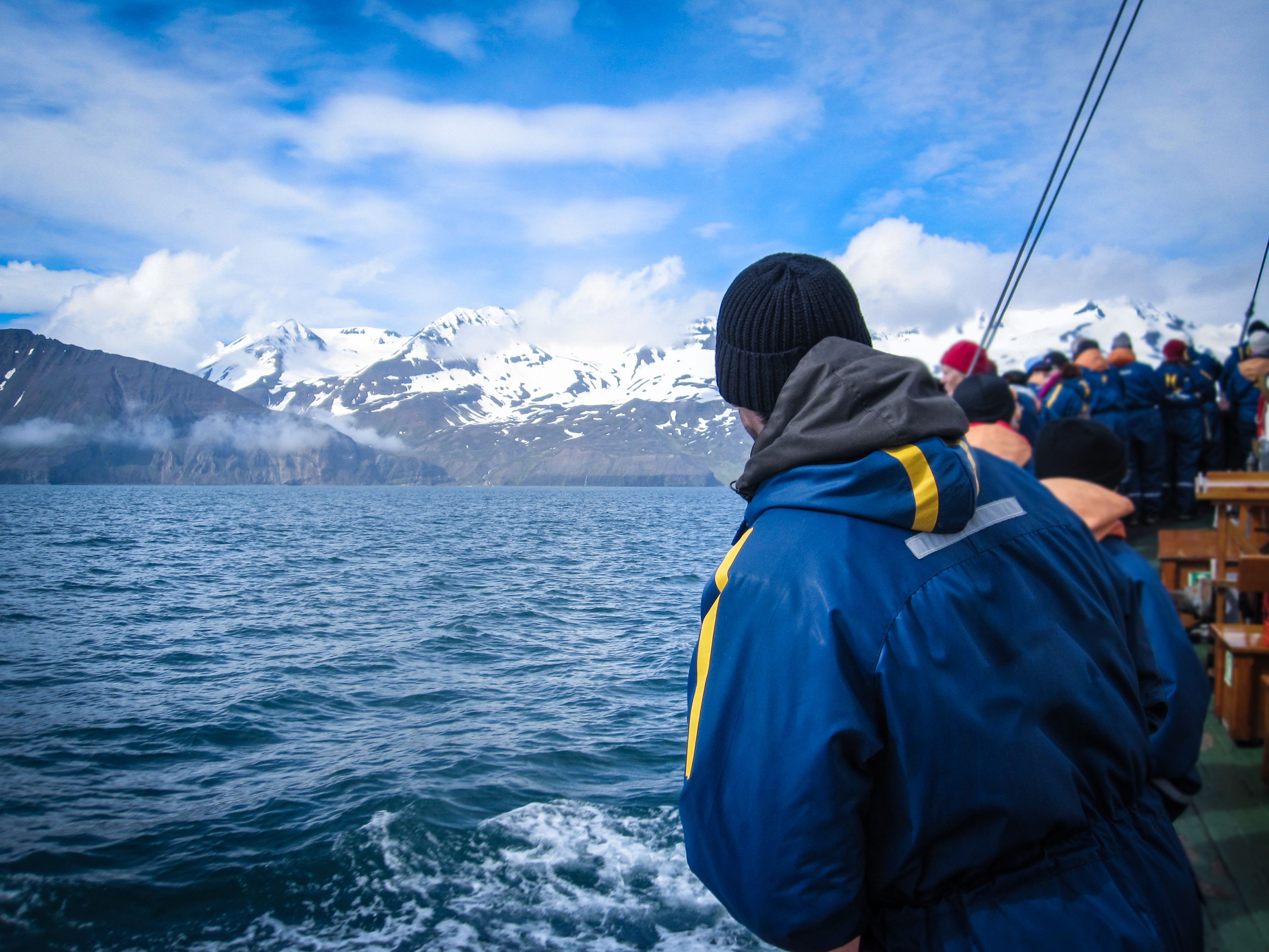 A group of whale watchers enjoying an unforgettable whale watching experience