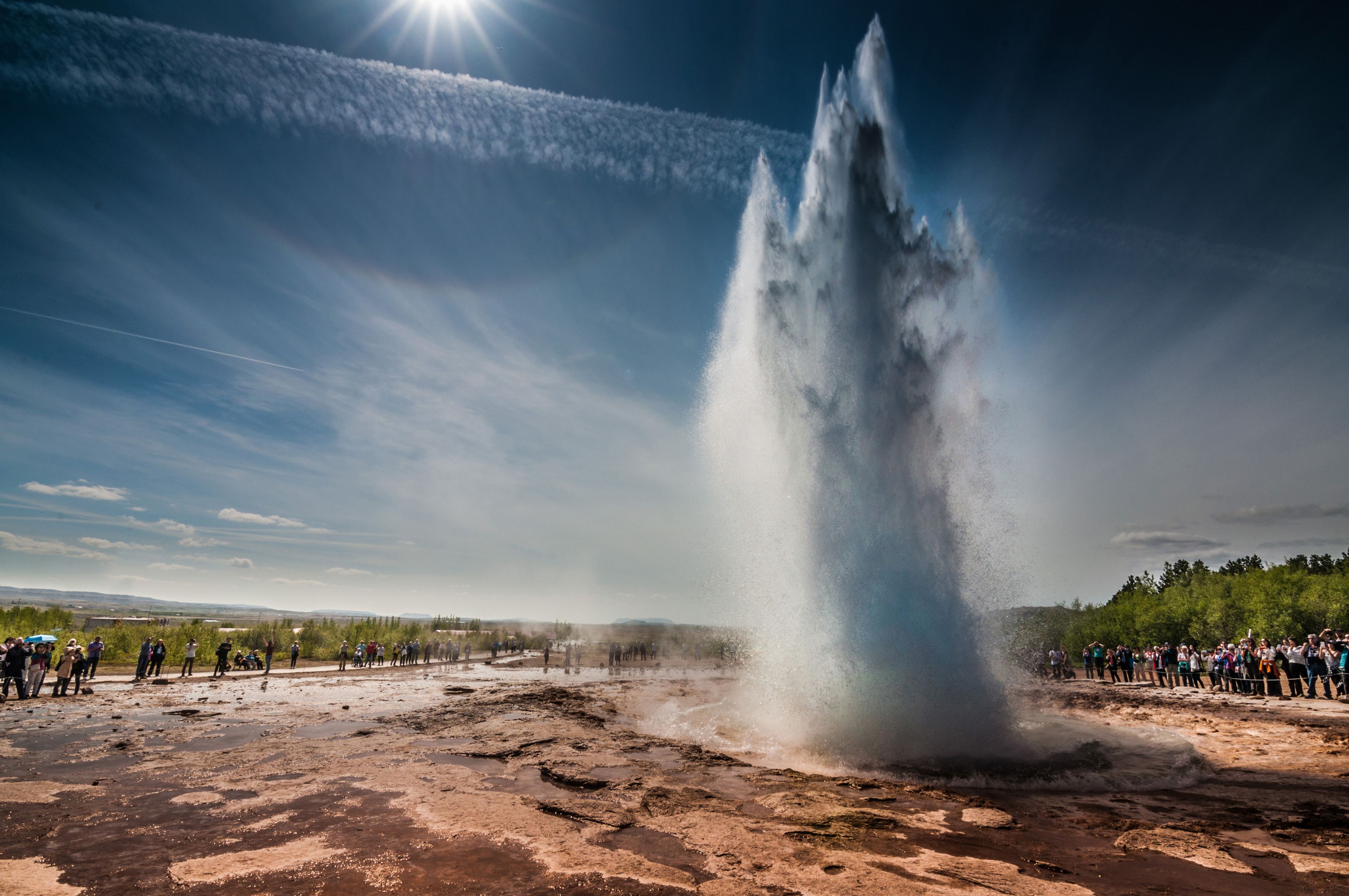 geysir hot spring in iceland