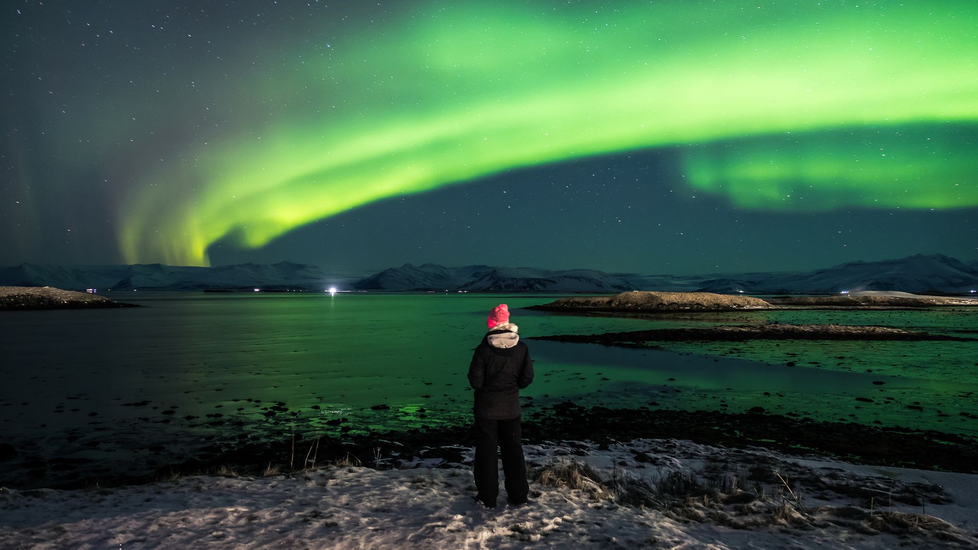 Northern lights in Iceland 