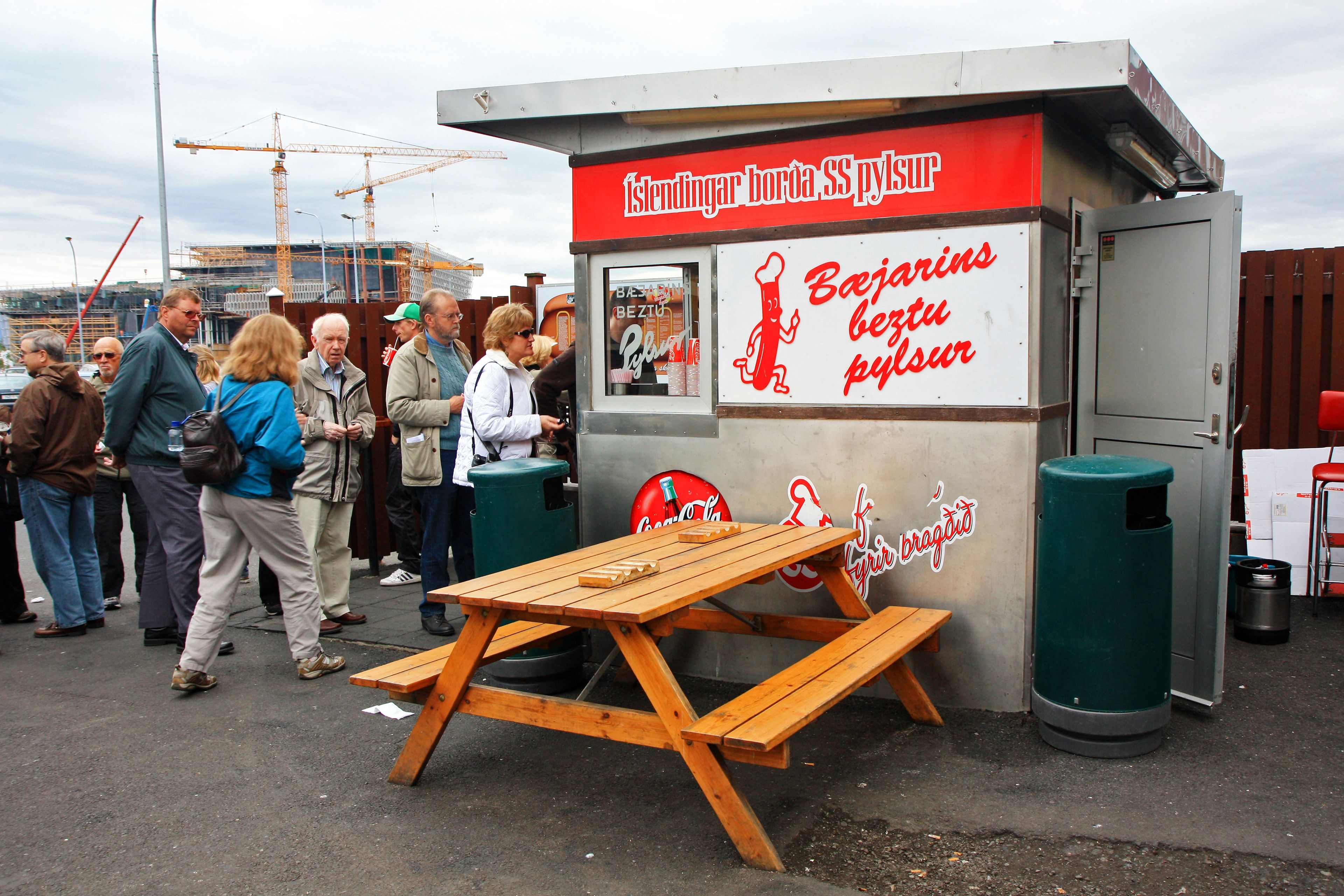 Famous Reykjavik hot dog stand