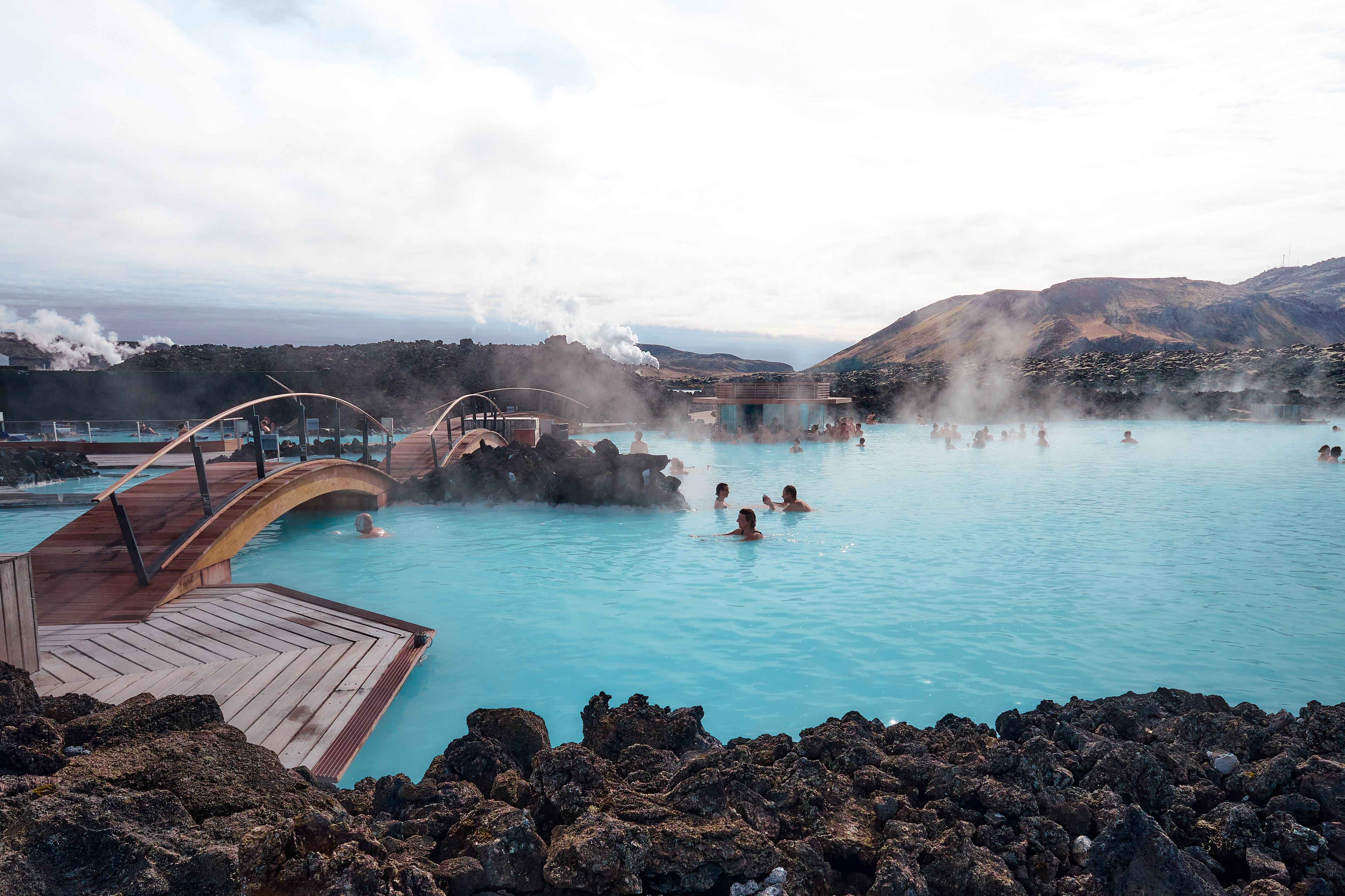 Iceland hot springs, The best iceland hot springs that is nearby geothermal power plant