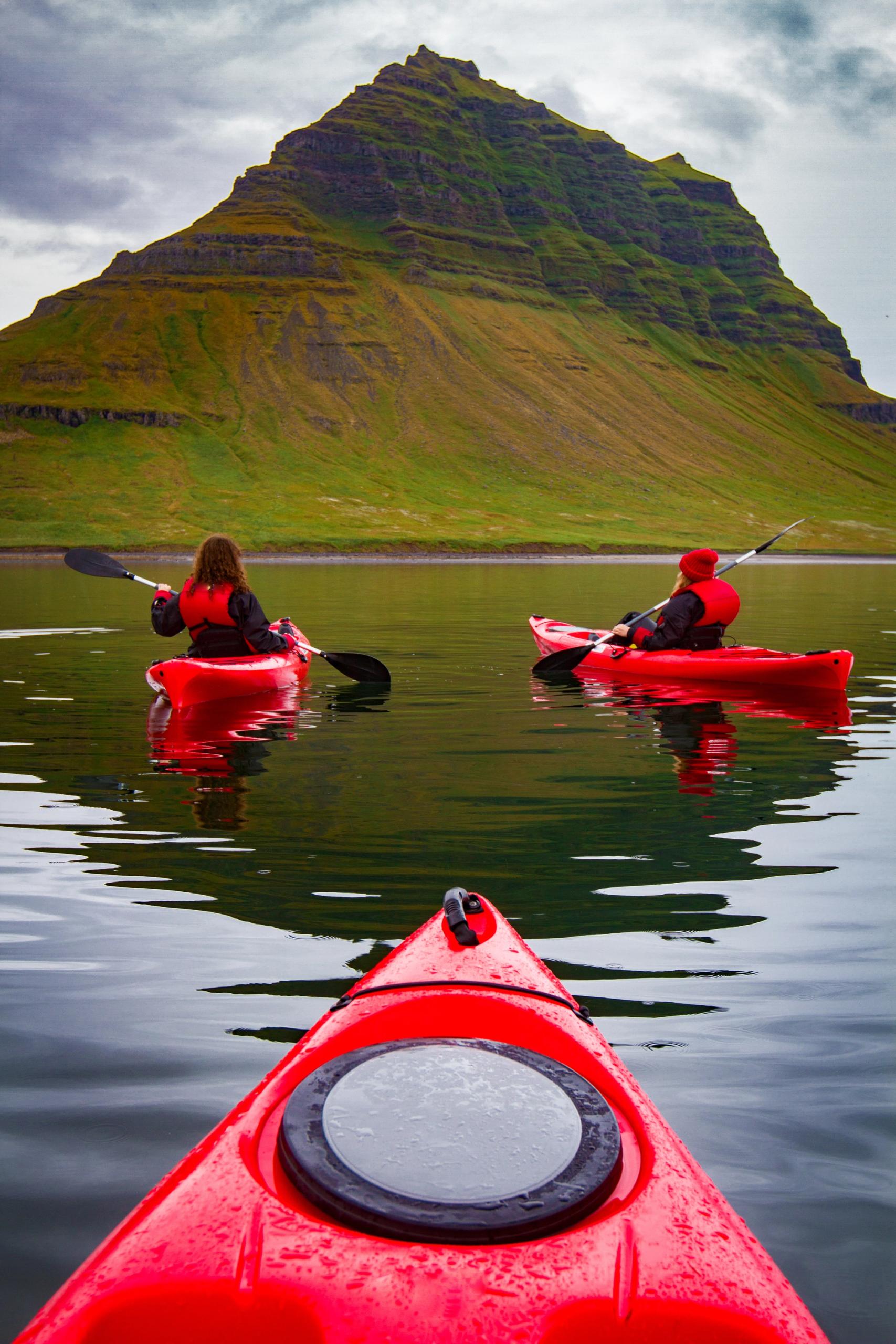 Kayaking in Iceland