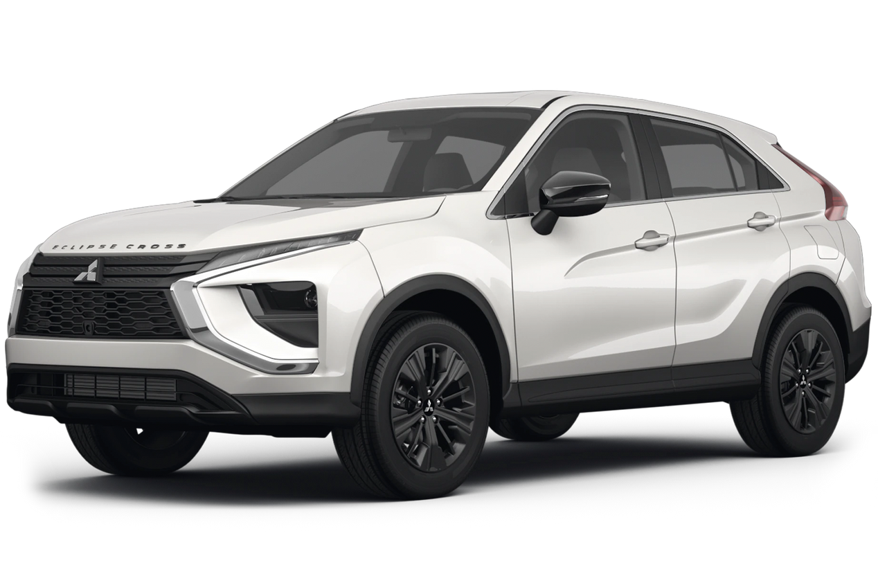 Navigate Iceland's majestic landscapes in style and comfort with the white Mitsubishi Eclipse Cross 4x4 SUV from Go Car Rental.