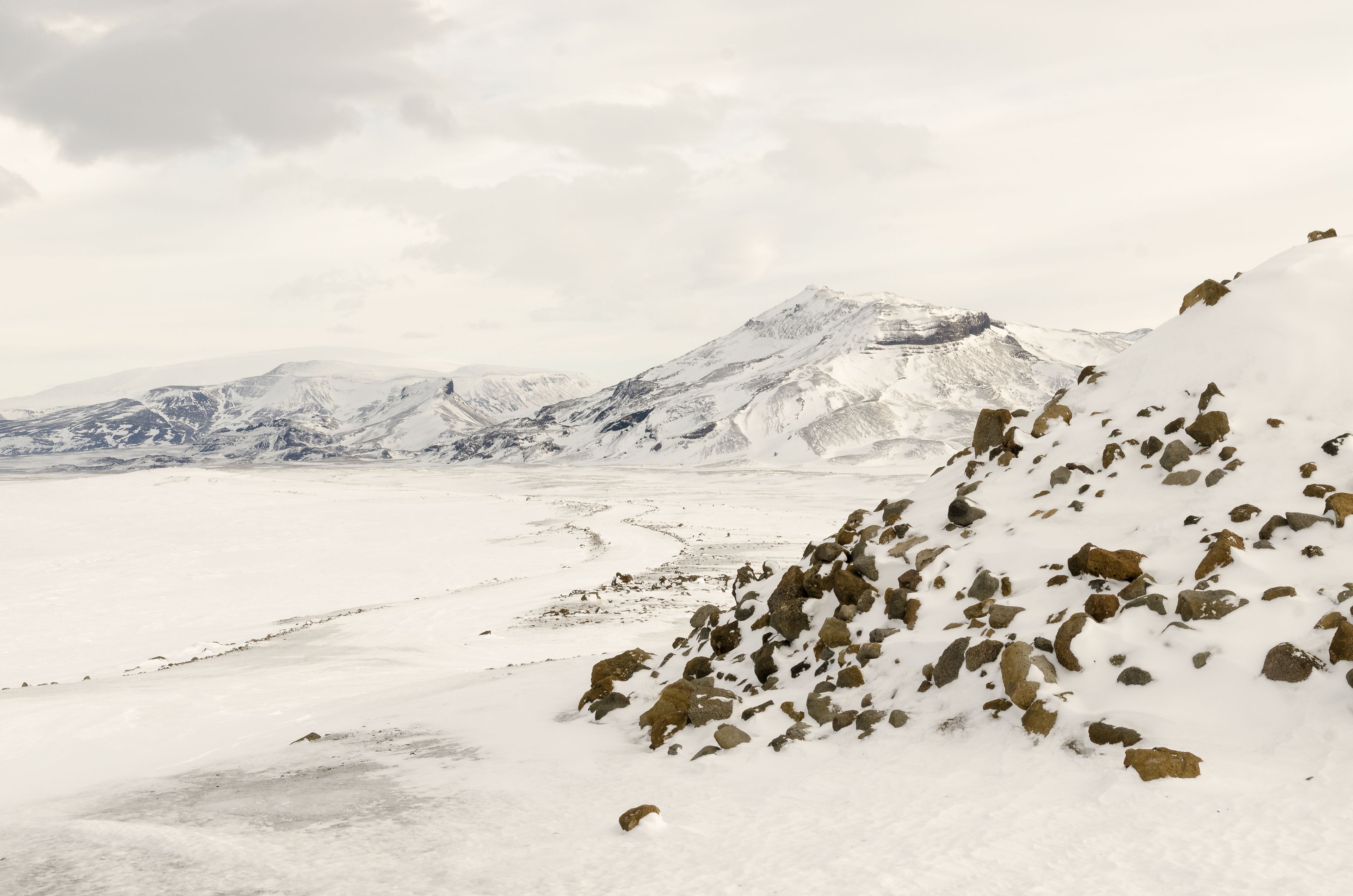 Langjökull Glacier in Iceland