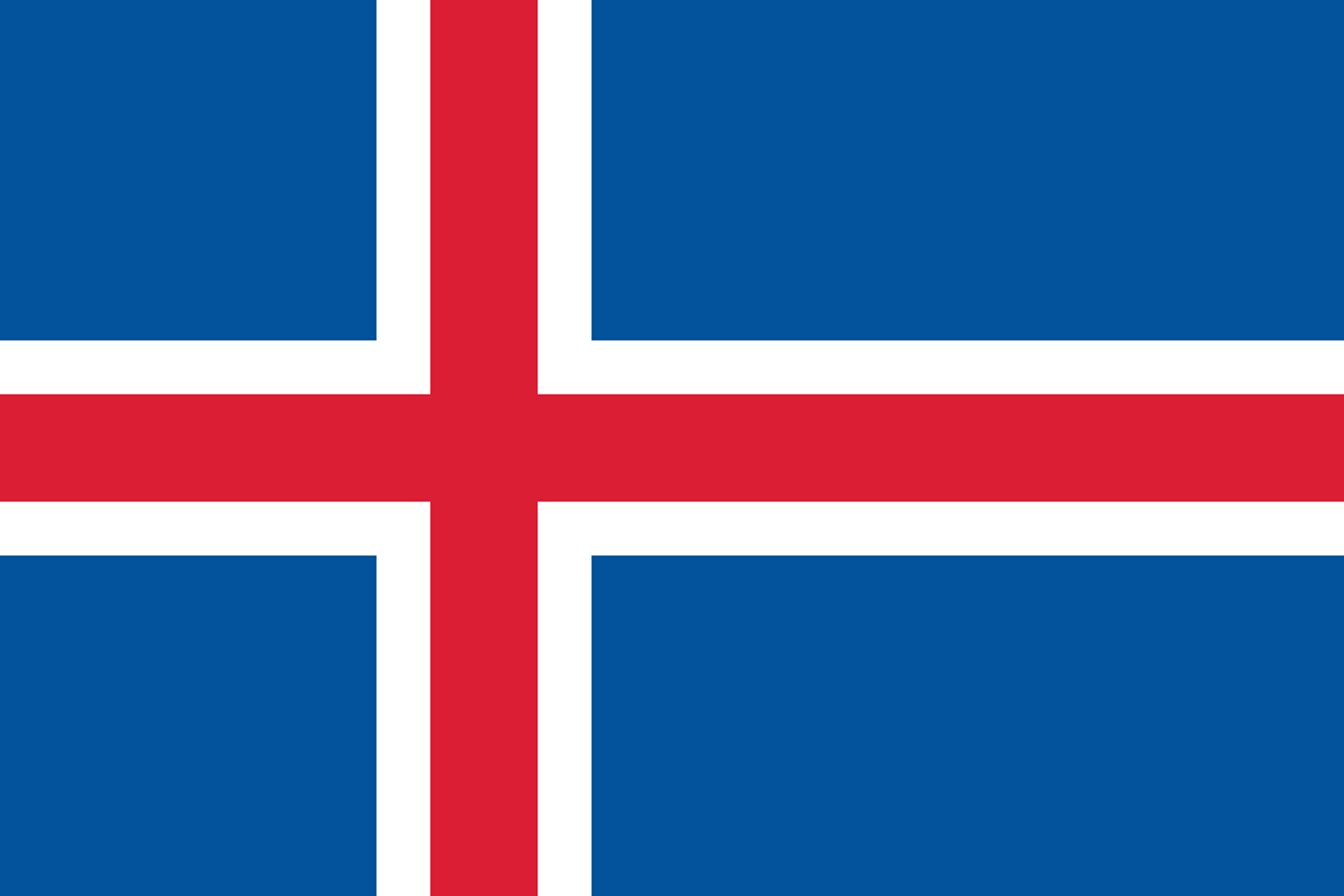 Iceland National Flag Today