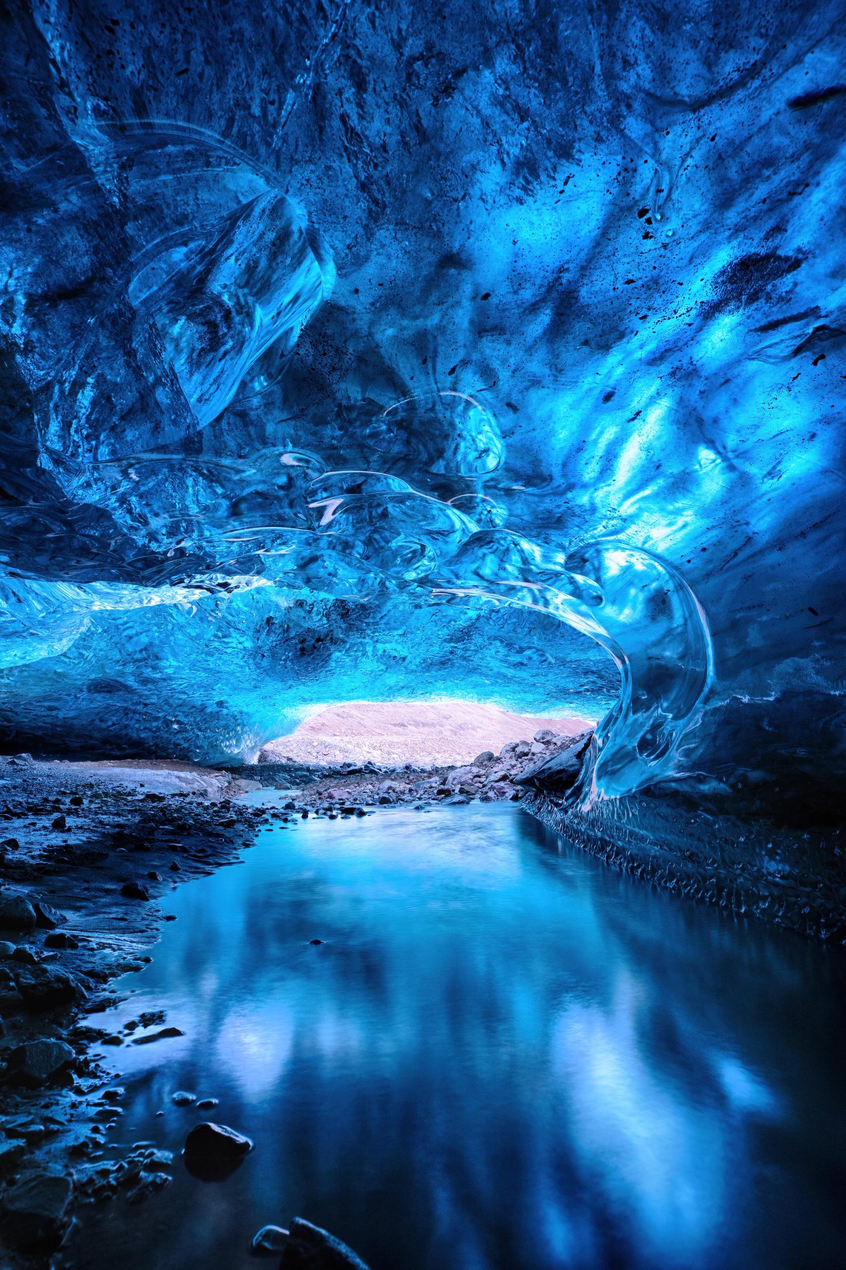 Ice cave in Iceland