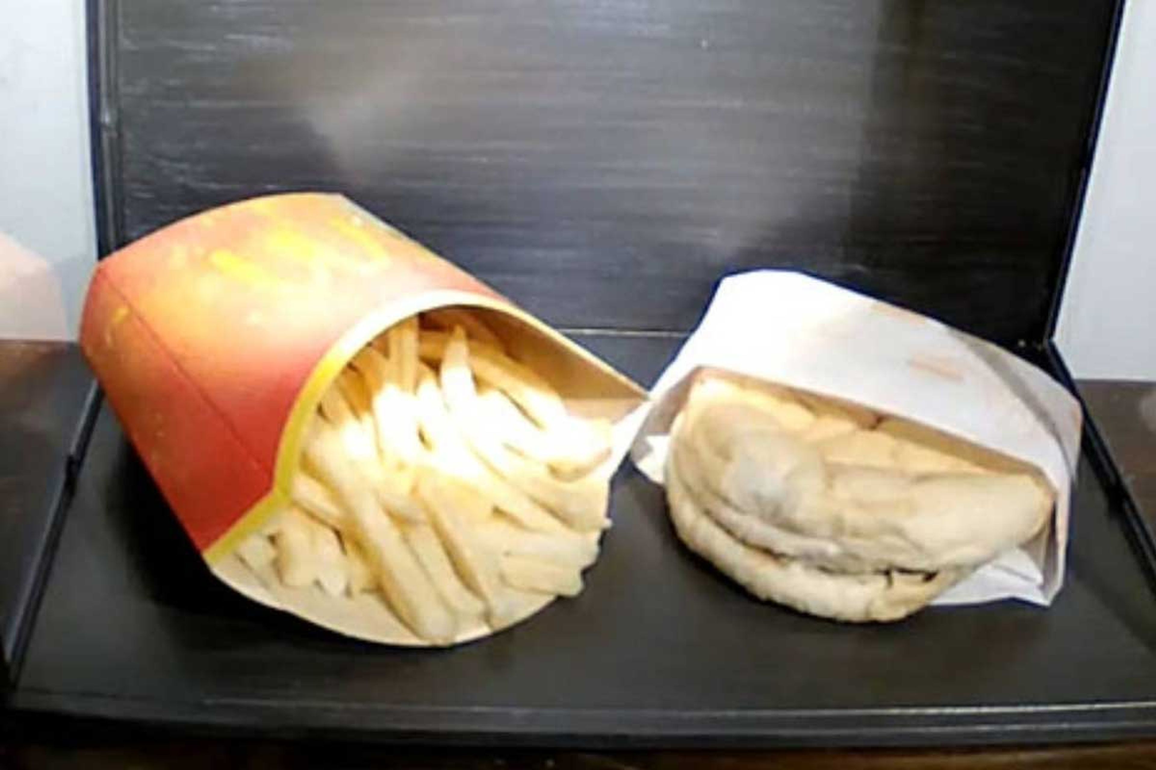 The last mcdonald burger and fries in Iceland