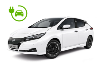 Alquiler de coche totalmente eléctrico Nissan Leaf en Islandia