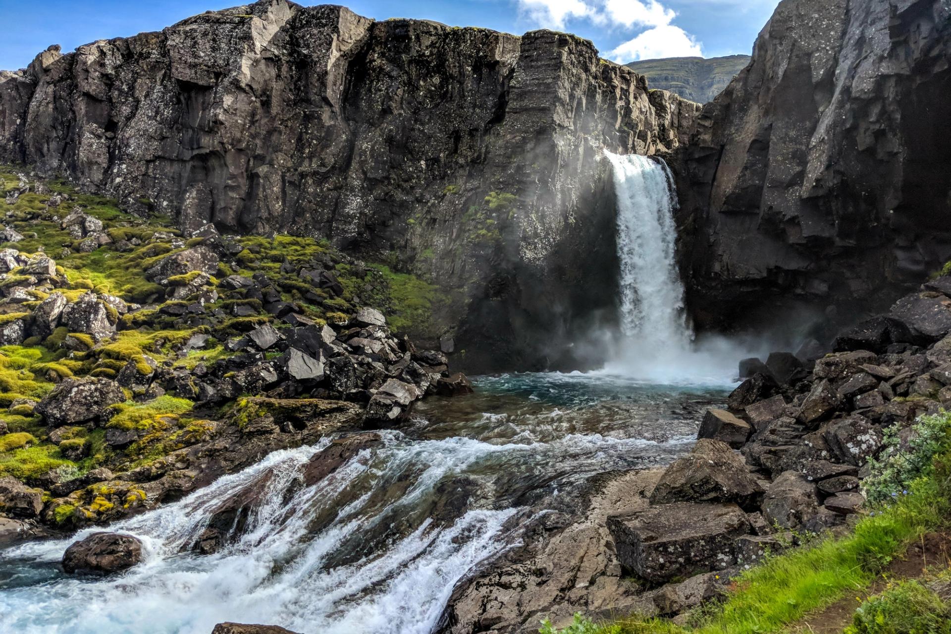 Folaldafoss waterfall in Iceland