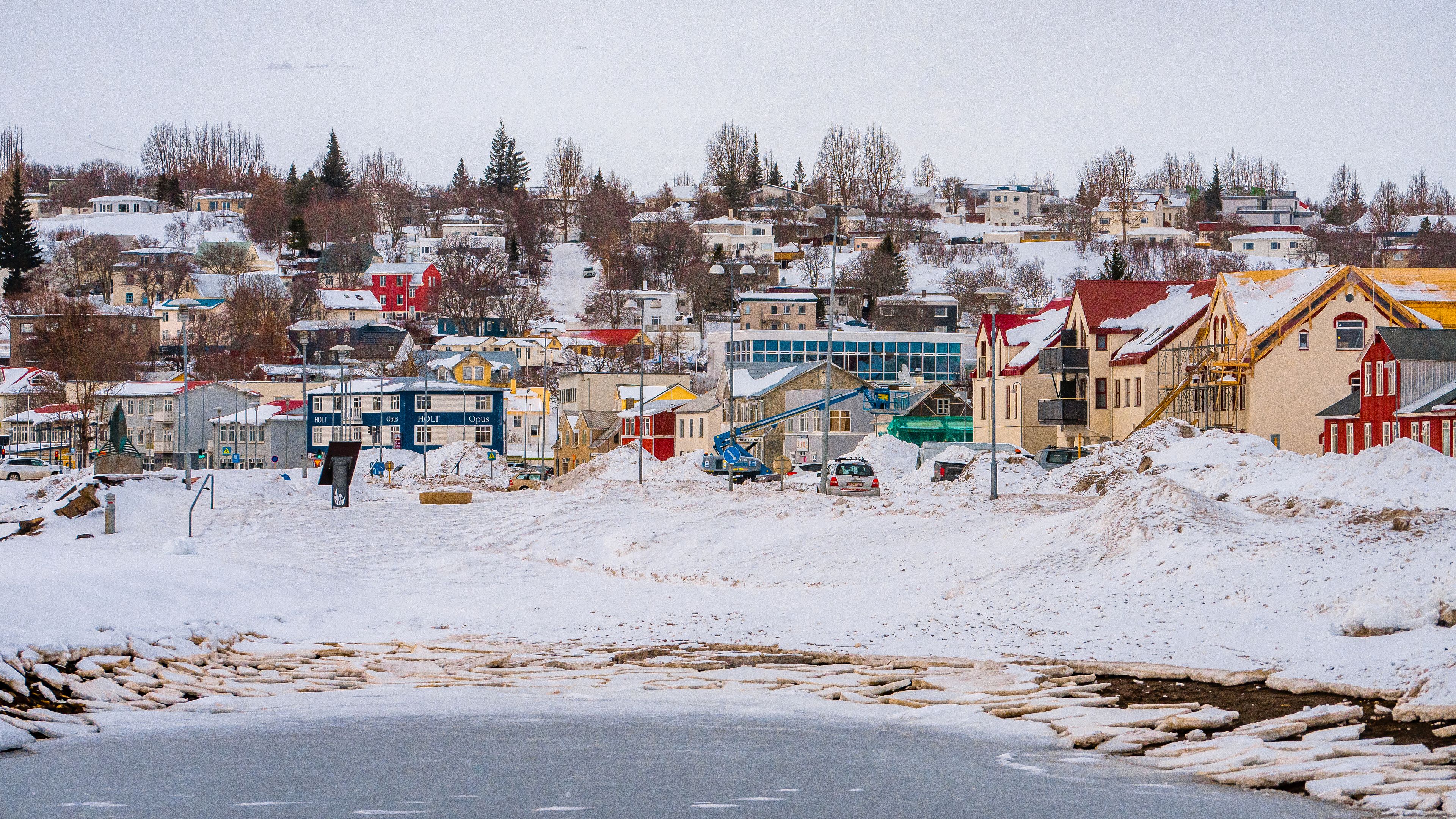 Akureyri in winter