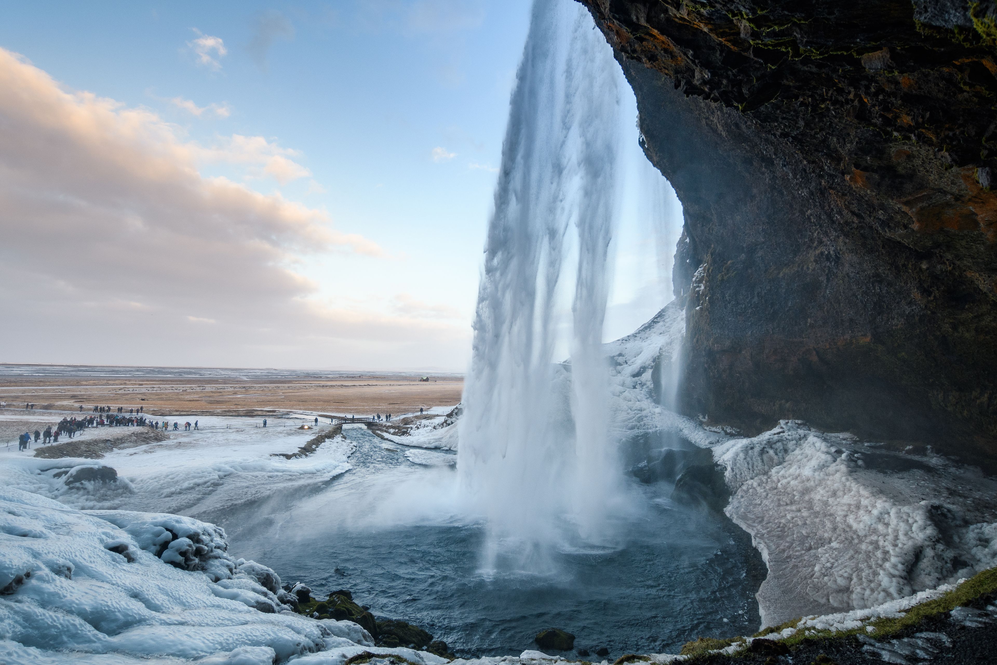 Seljalandsfoss en invierno