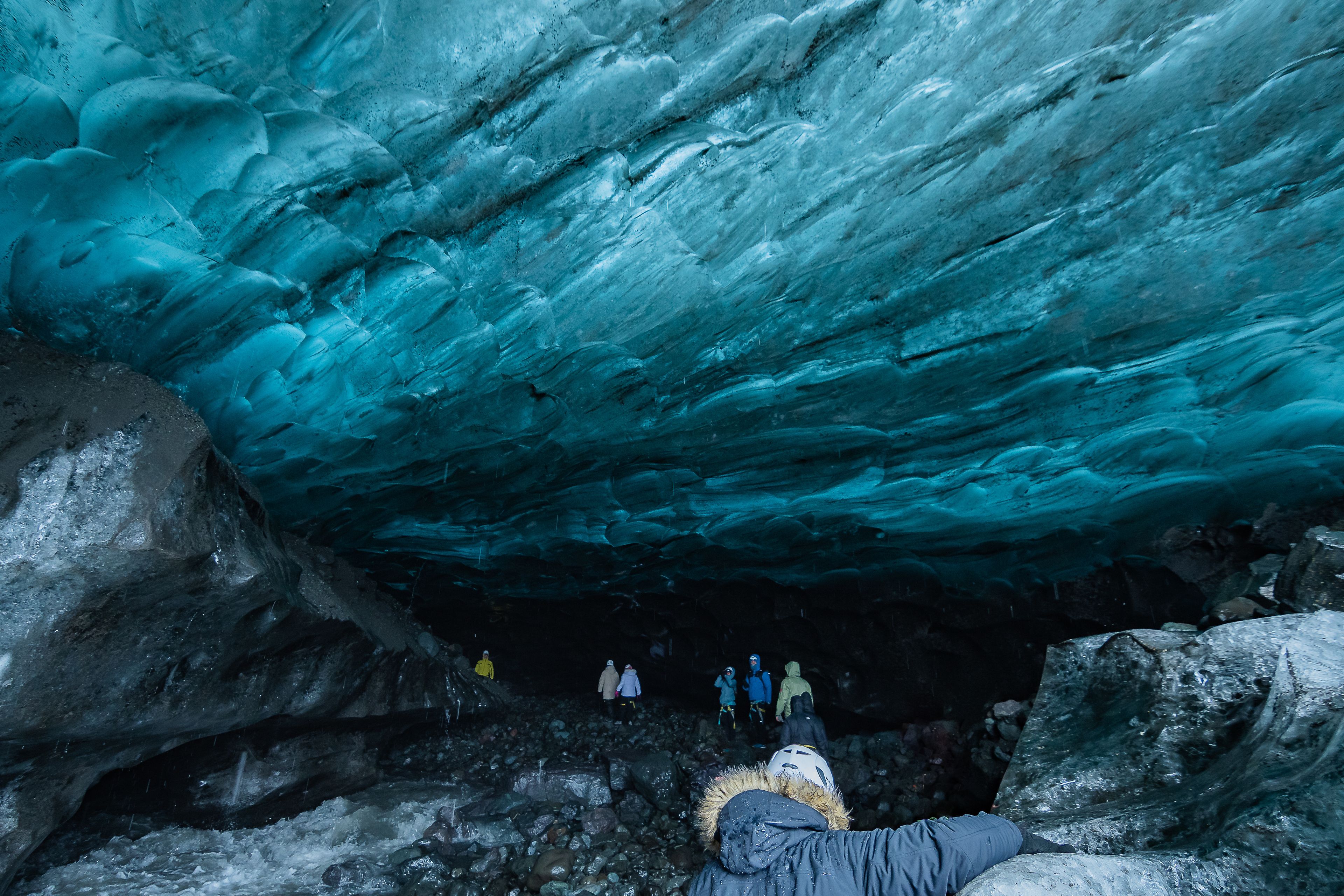 Ice Cave In the Vatnajökull Glacier