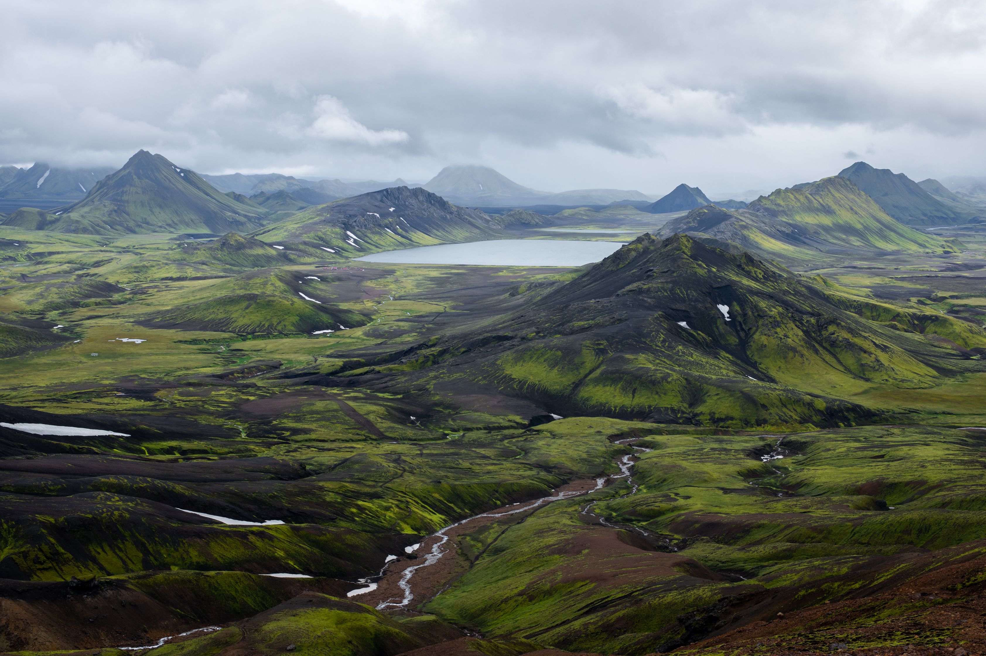 Amazing landscape in the Laugavegur Trail