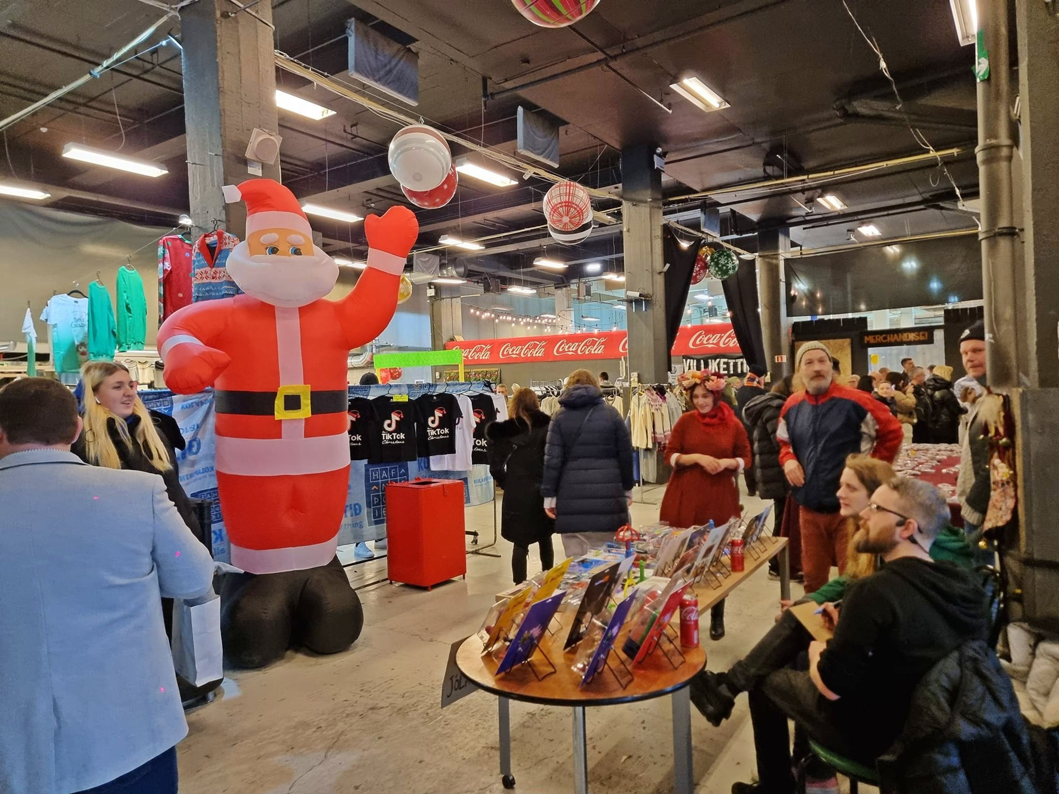 Mercadillo Kolaportið en Navidad