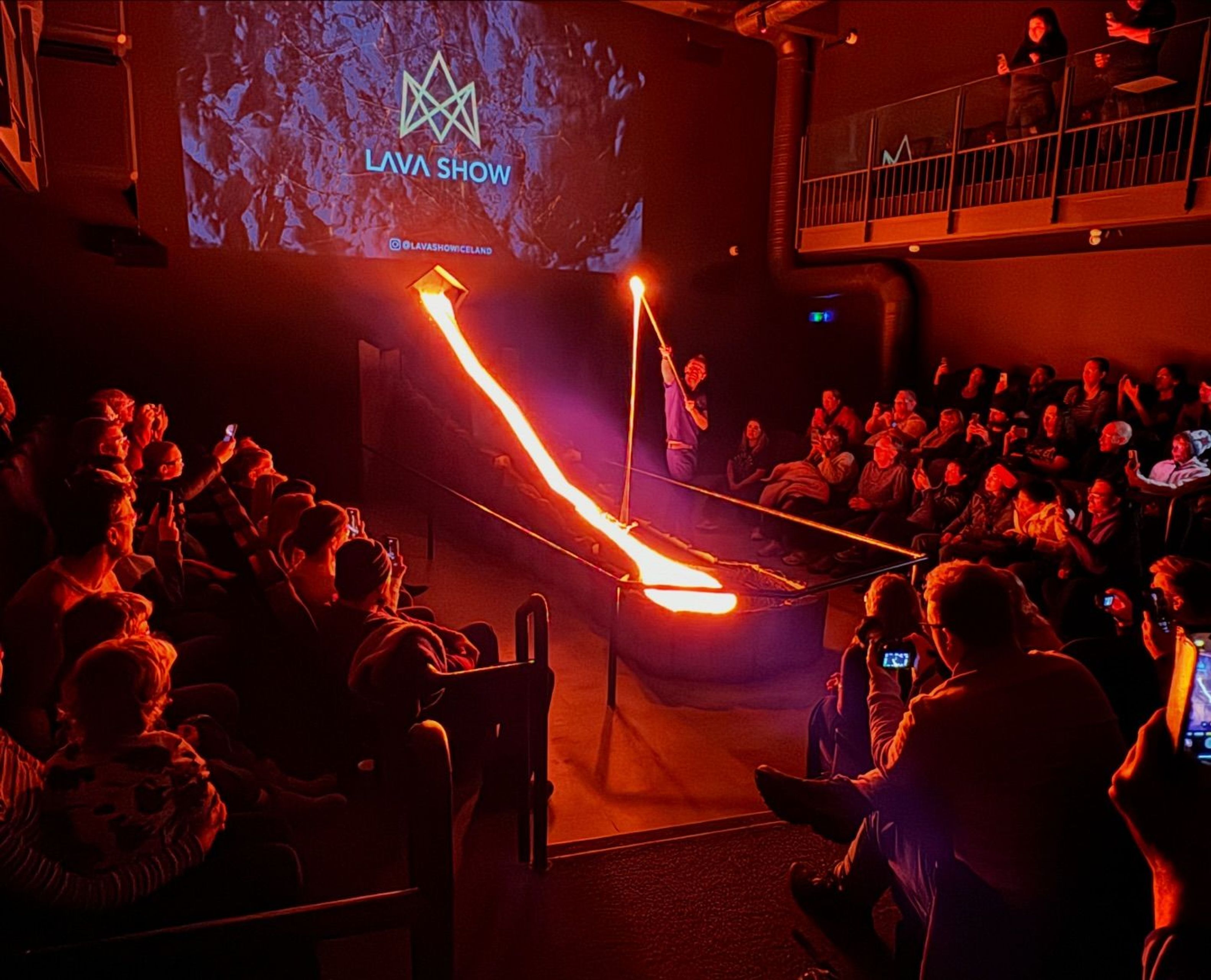 Icelandic Lava Show in Vik, Iceland