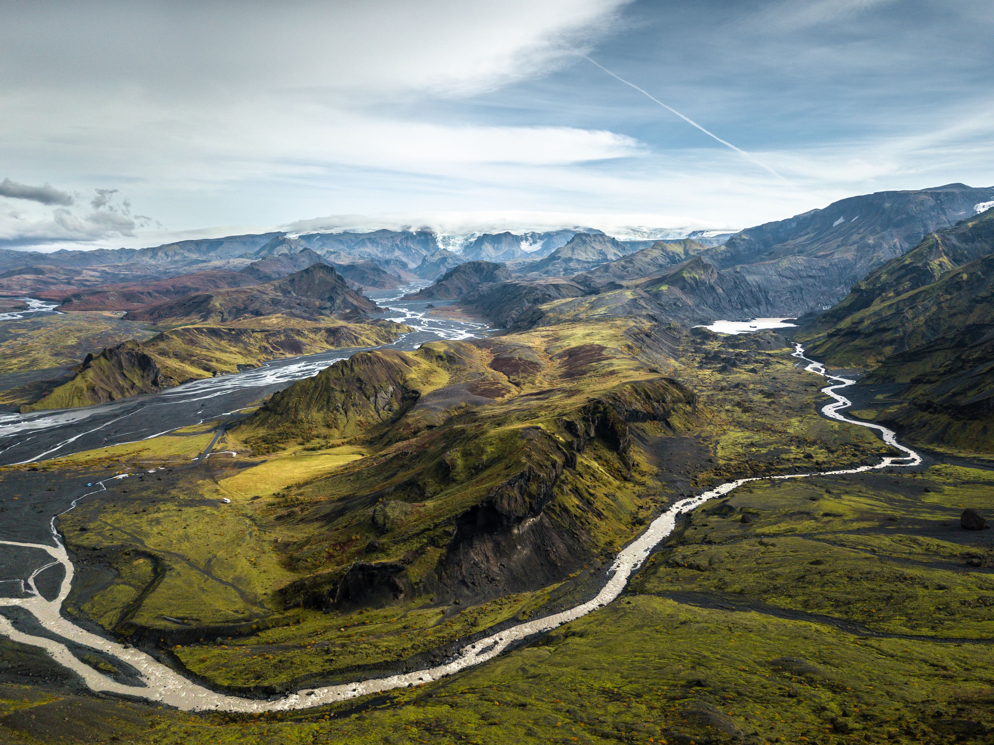 Thórsmörk Mountain Ridge, Iceland