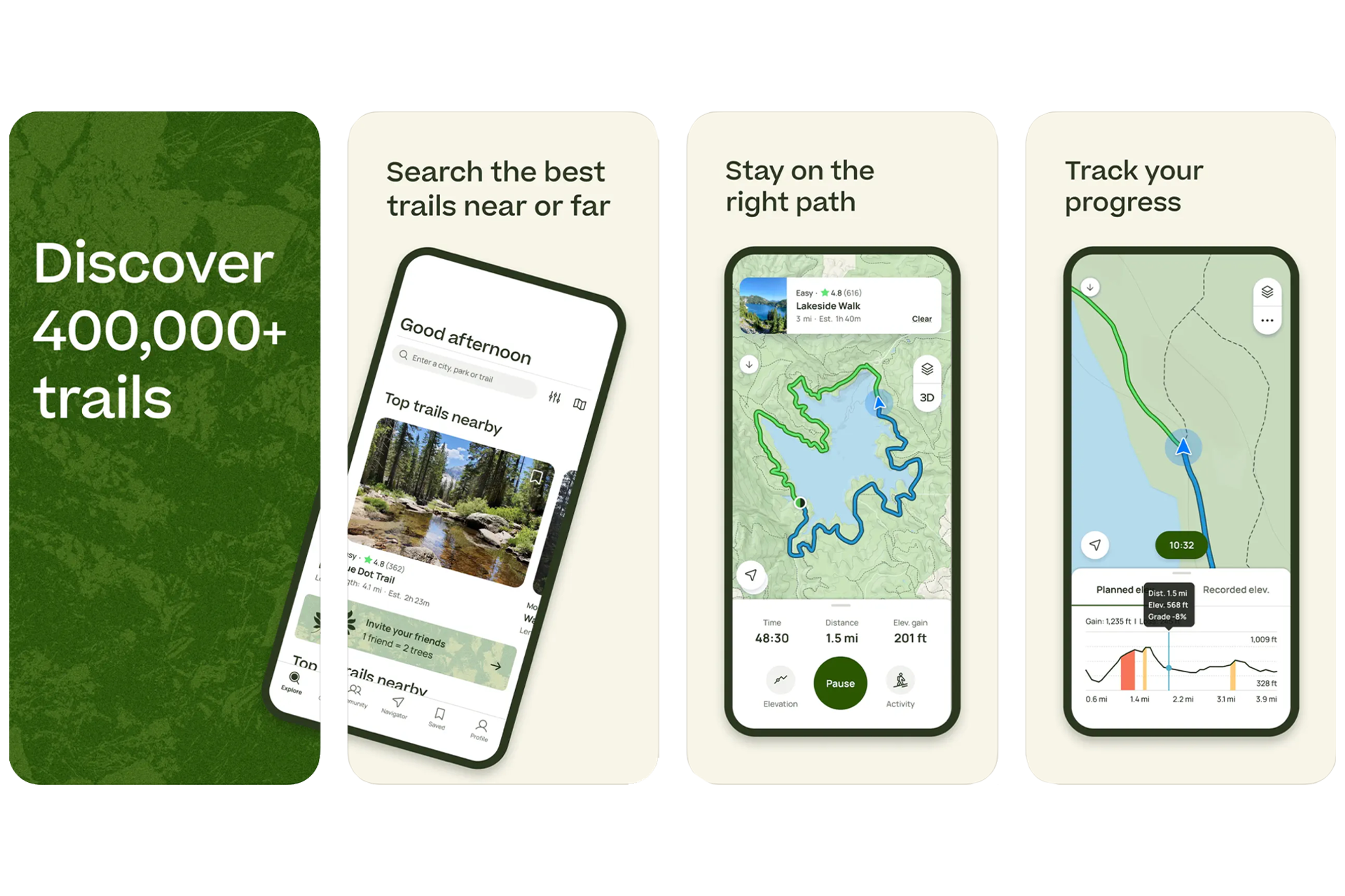 GPS Hiking & Biking Trail Maps app