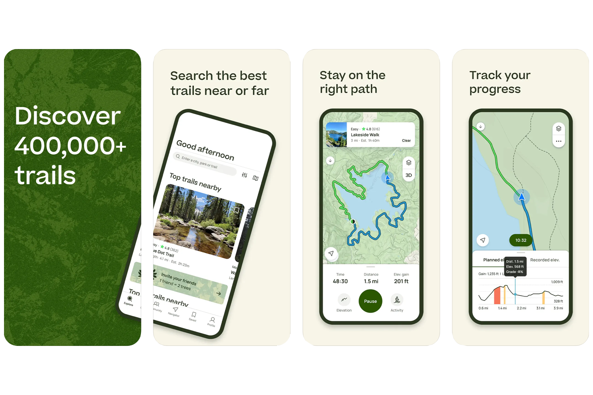 GPS Hiking & Biking Trail Maps app