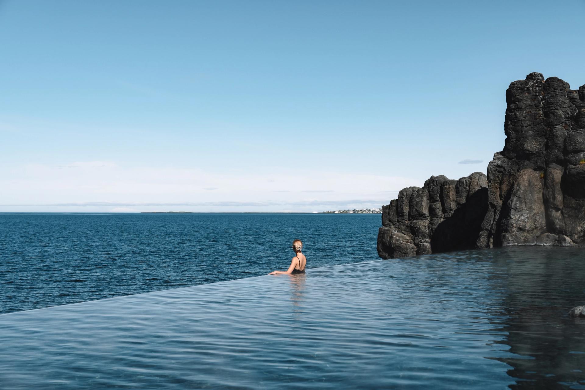 Hot spring in Iceland