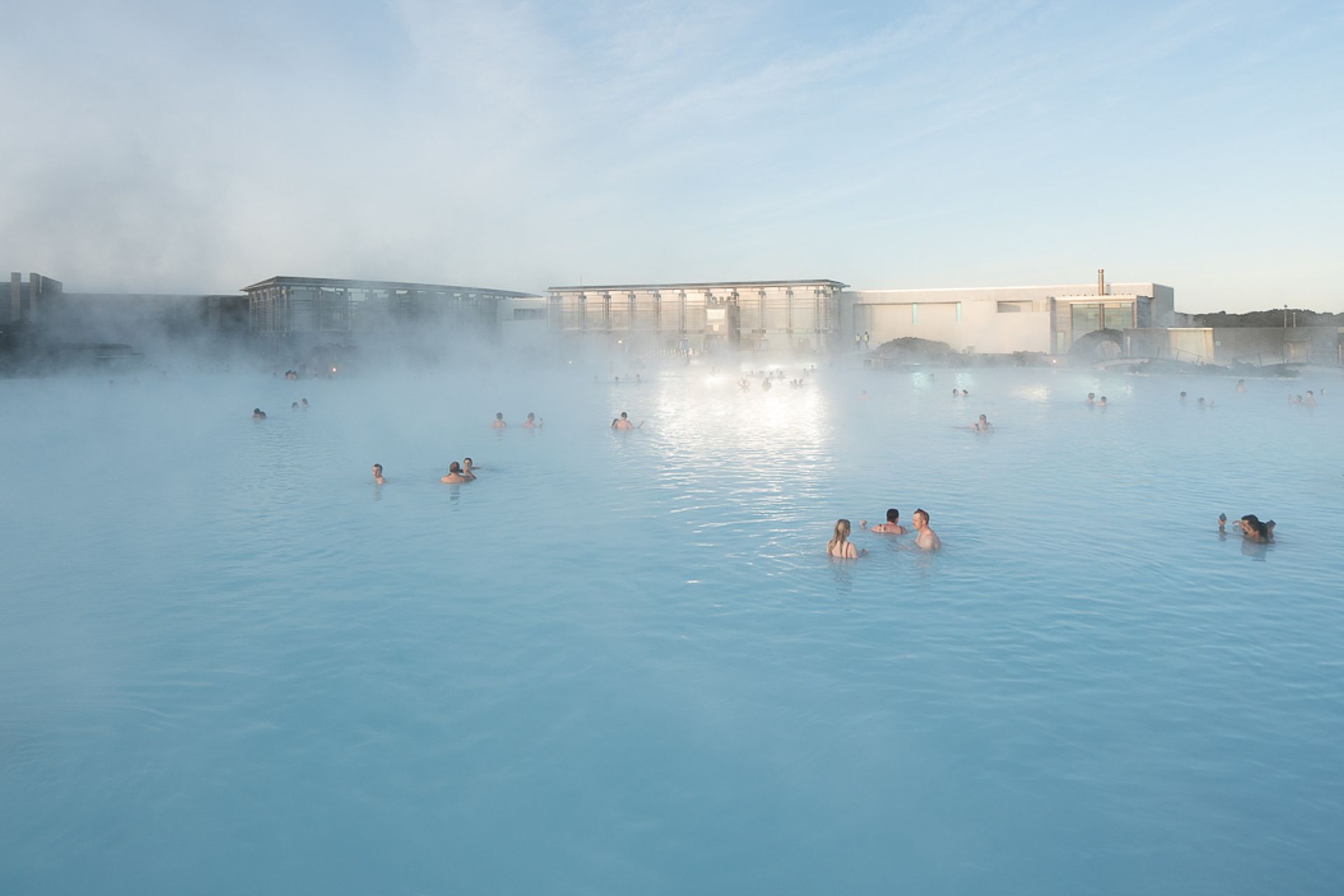 Blue water in Blue lagoon iceland