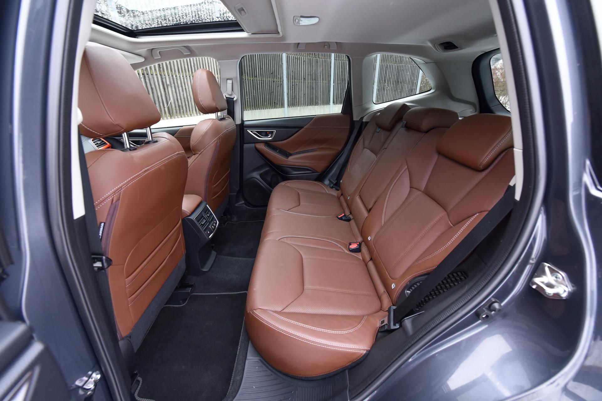 Subaru Forester Cabin interior - rear seats