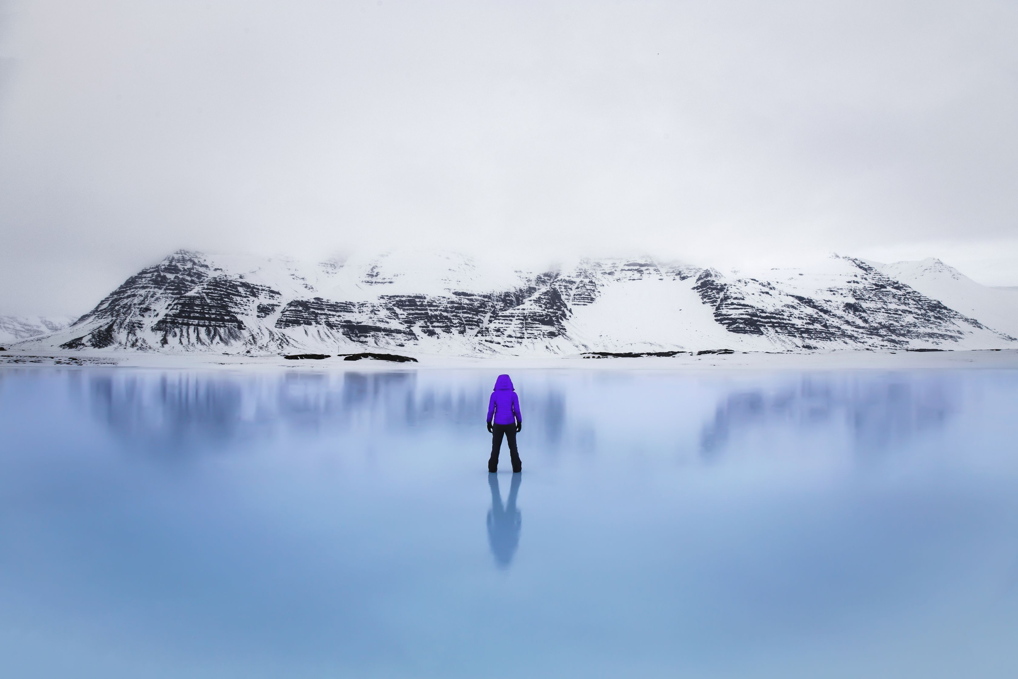  Frozen Lake in Iceland